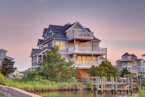 Rental home in Brigand's Bay.