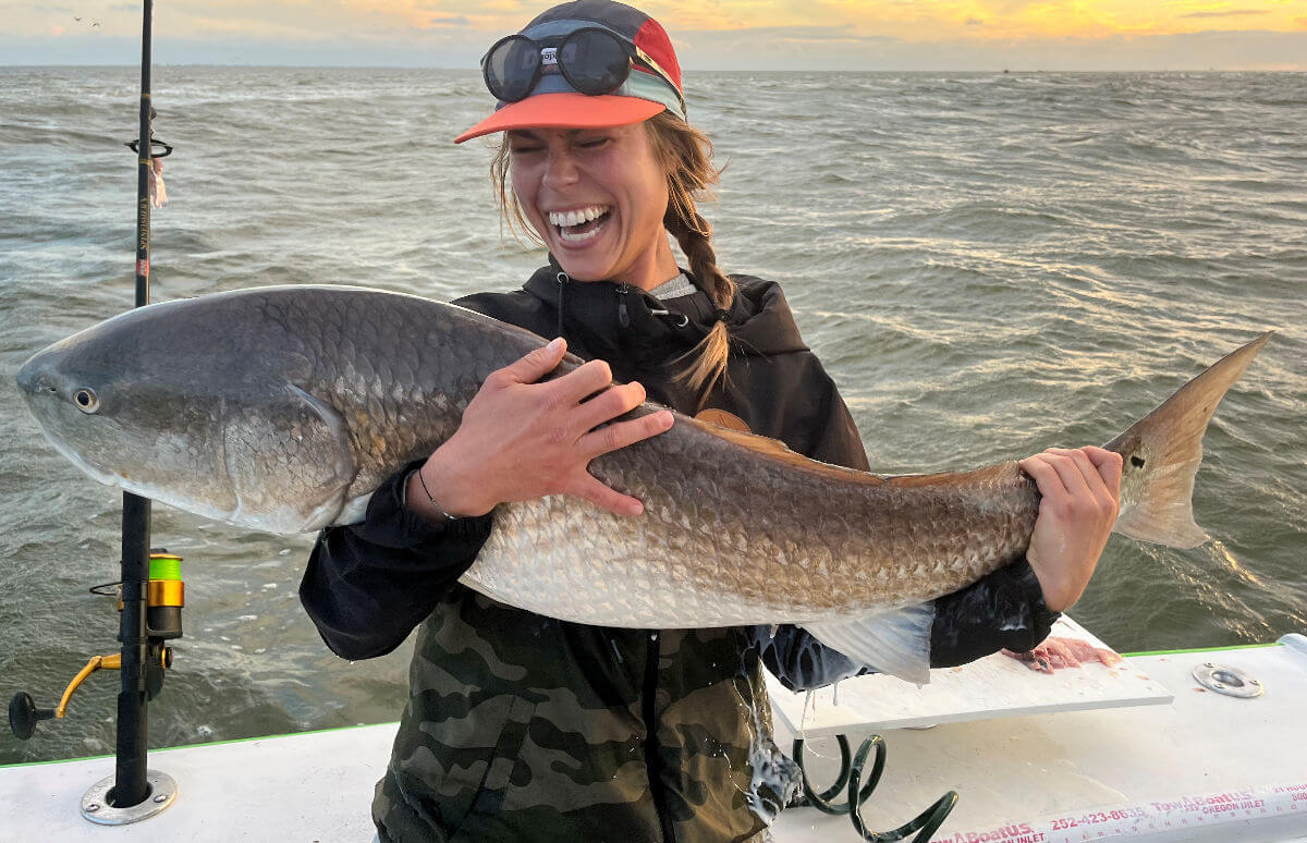 Red Drum caught on Missphitty Charters