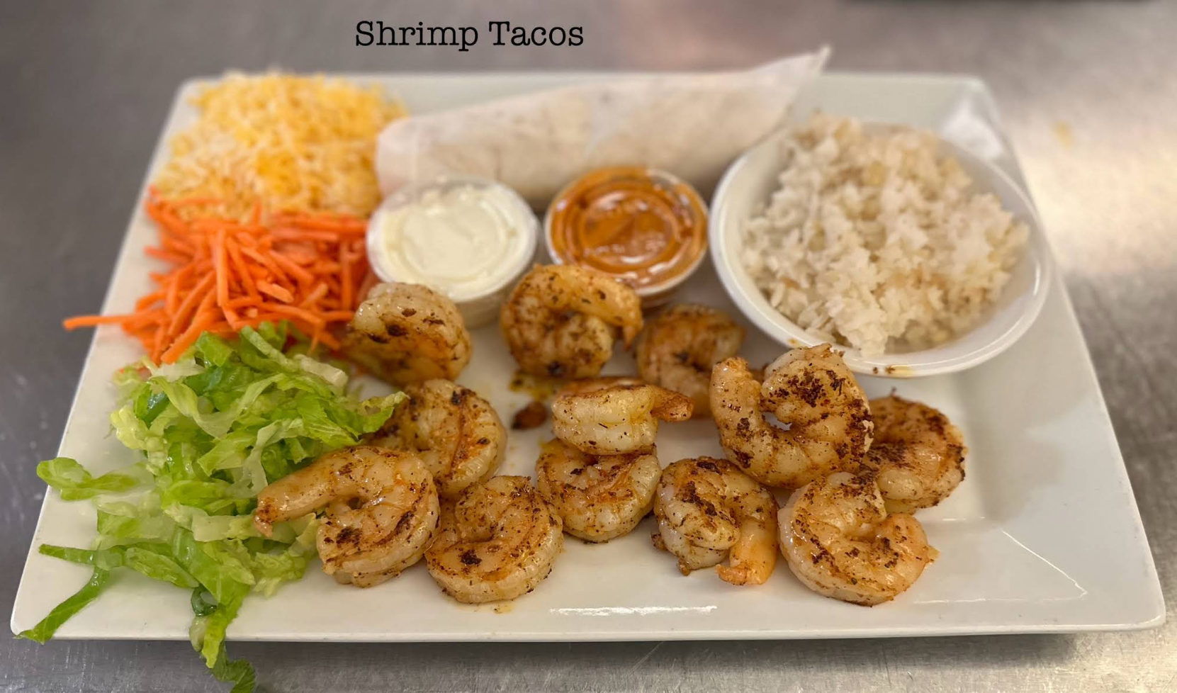 Frisco Bay Coastal Grill shrimp tacos